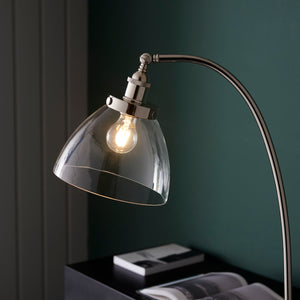 Mourne Floor Lamp Bright Nickel - Comet Lighting