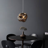 Rock Pendant Ceiling Light Metallic Chrome - Comet Lighting