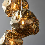 Rock 3Lt Pendant Ceiling Light Metallic Bronze - Comet Lighting