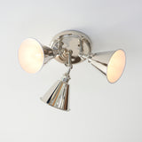 Glomma 3Lt Spotlight Bright Nickel - Comet Lighting