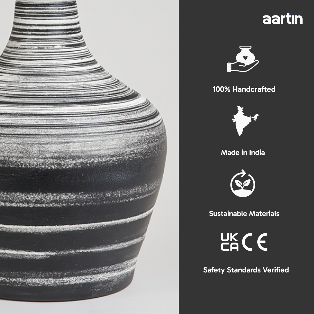 AARTIN EDEN TABLE LAMP IN CERAMIC WITH  OMBRE EFFECT (BASE ONLY)