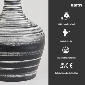 AARTIN EDEN TABLE LAMP IN CERAMIC WITH  OMBRE EFFECT (BASE ONLY)