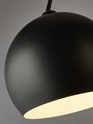 Giant Arc Floor Lamp - Matt Black Metal