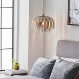 Delphine Small Pendant Ceiling Light Silver Leaf - Comet Lighting