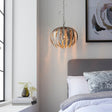 Delphine Small Pendant Ceiling Light Silver Leaf - Comet Lighting