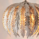 Delphine Small Pendant Ceiling Light Silver Leaf - Comet Lighting