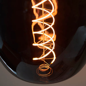 Endon E27 LED Filament Helix XL Smoked 4w 1800k 50lm - Comet Lighting
