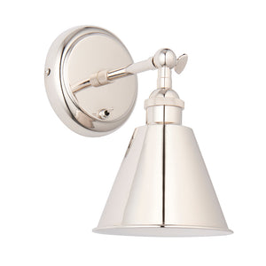 Glomma Wall Light Bright Nickel