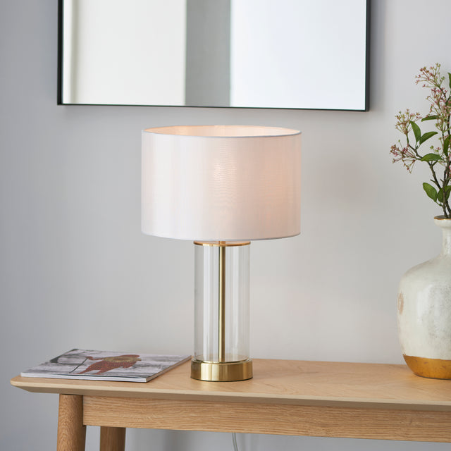 Lessina Small Touch Table Lamp Satin Brass