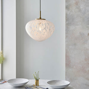 Ganges Pendant Ceiling Light Satin Brass