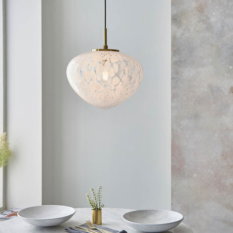 Ganges Pendant Ceiling Light Satin Brass