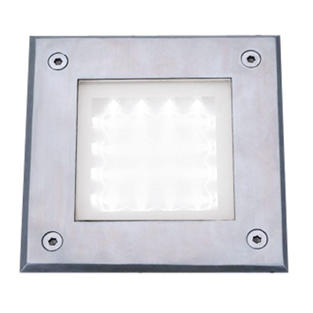Searchlight 16 LED Square White LED Light Stainless Steel
