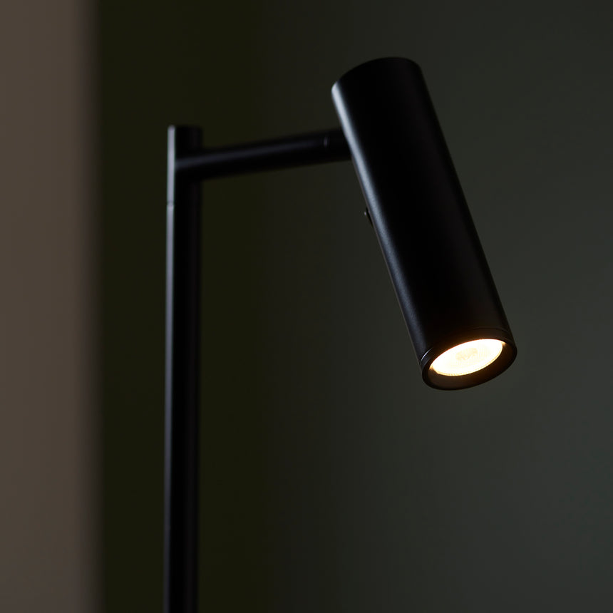 Dedicated Reader Task Floor Lamp Matt Black