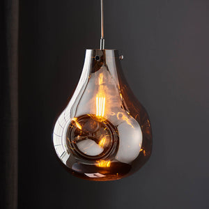 Huai Large Pendant Ceiling Light Chrome