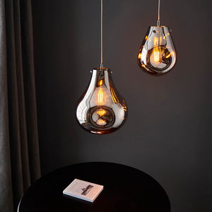 Huai Large Pendant Ceiling Light Chrome