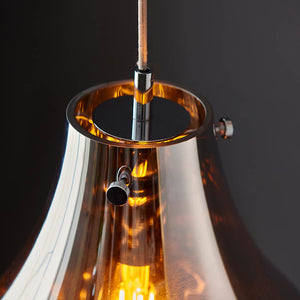 Huai Large Pendant Ceiling Light Chrome