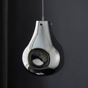 Huai Large Pendant Ceiling Light Chrome