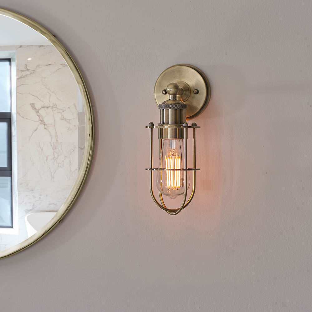 Indre Wall Light Antique Brass