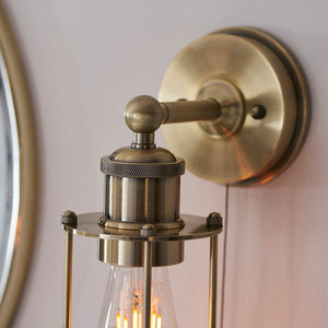Indre Wall Light Antique Brass