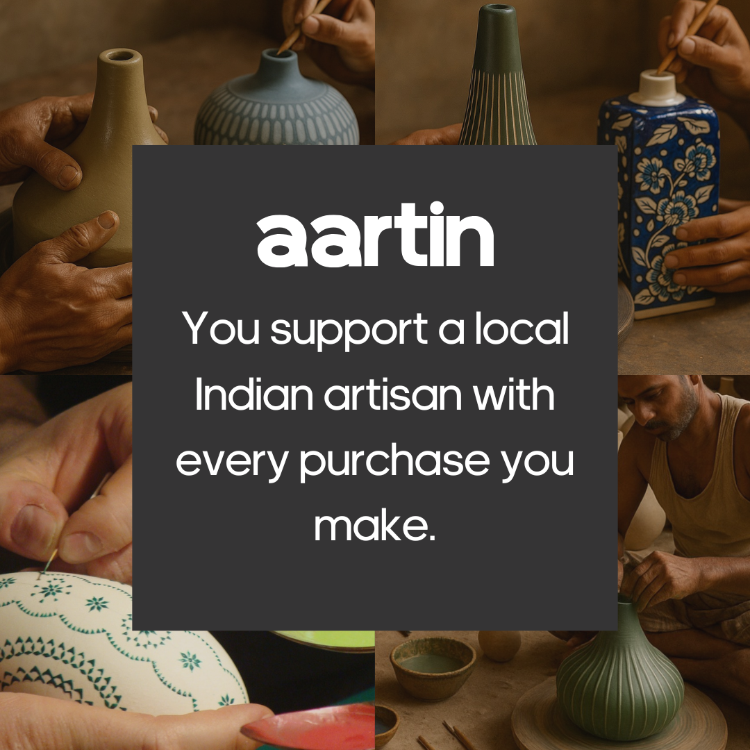 AARTIN EDEN TABLE LAMP IN CERAMIC WITH  OMBRE EFFECT (BASE ONLY)