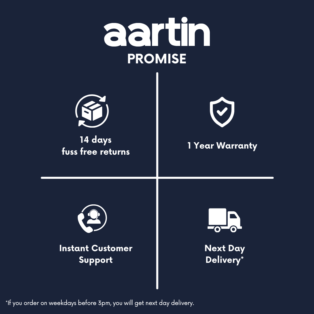 AARTIN 35 CM BLUE CHEVRONS STRAIGHT EMPIRE GATHERED LAMPSHADE IN COTTON