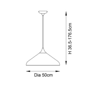 Battle Pendant Ceiling Light Matt Nickel - Comet Lighting