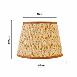 AARTIN Hazel Wood Floor Lamp With Sunshine Petals Lampshade