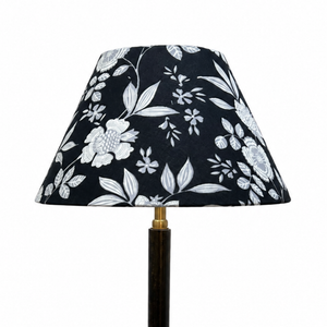 AARTIN 30 CM Midnight Blossom Cotton Lampshade - Empire ( Shade Only )