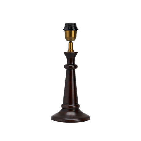 AARTIN Fable Wood Table Lamp - Dark Wood Finish ( Base Only)