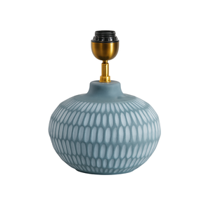 AARTIN York Ceramic Table Lamp - Bluish Grey ( Base Only)