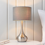 Piccadilly Touch Table Lamp Satin Nickel - Comet Lighting