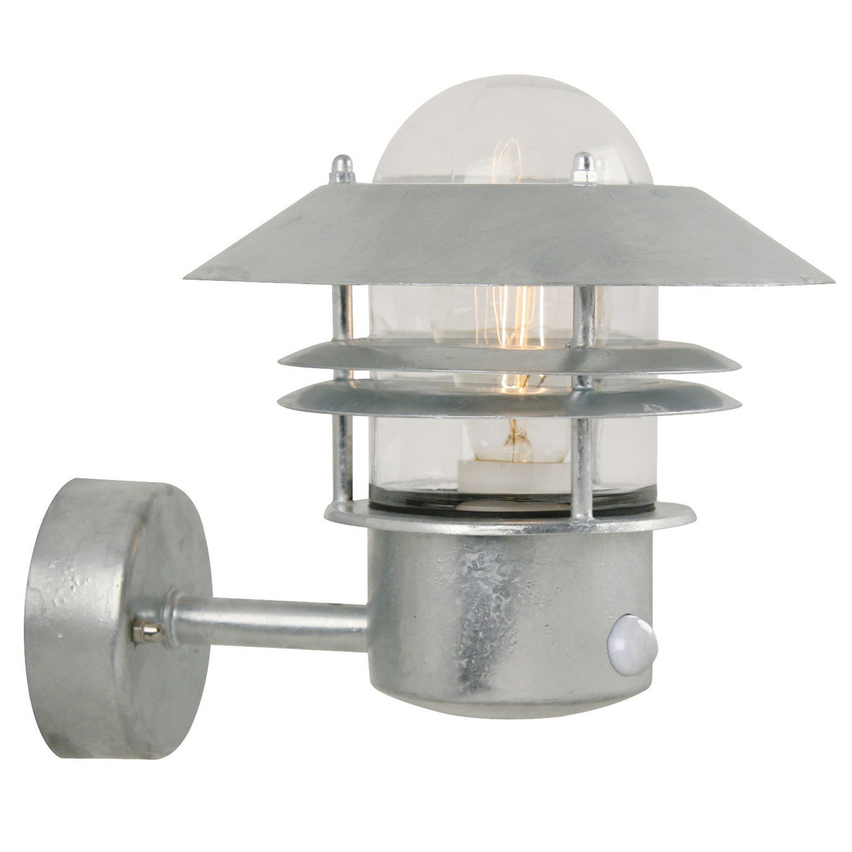 Blokhus Up Sensor | Wall light | Galvanized - Comet Lighting