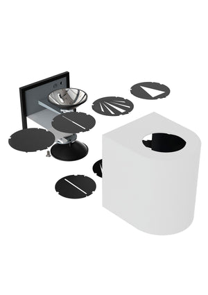 Canto 2 | Wall light | Stainless steel - Comet Lighting