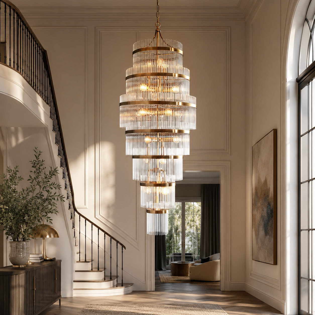 Marietta Grand 21lt Tiered Pendant