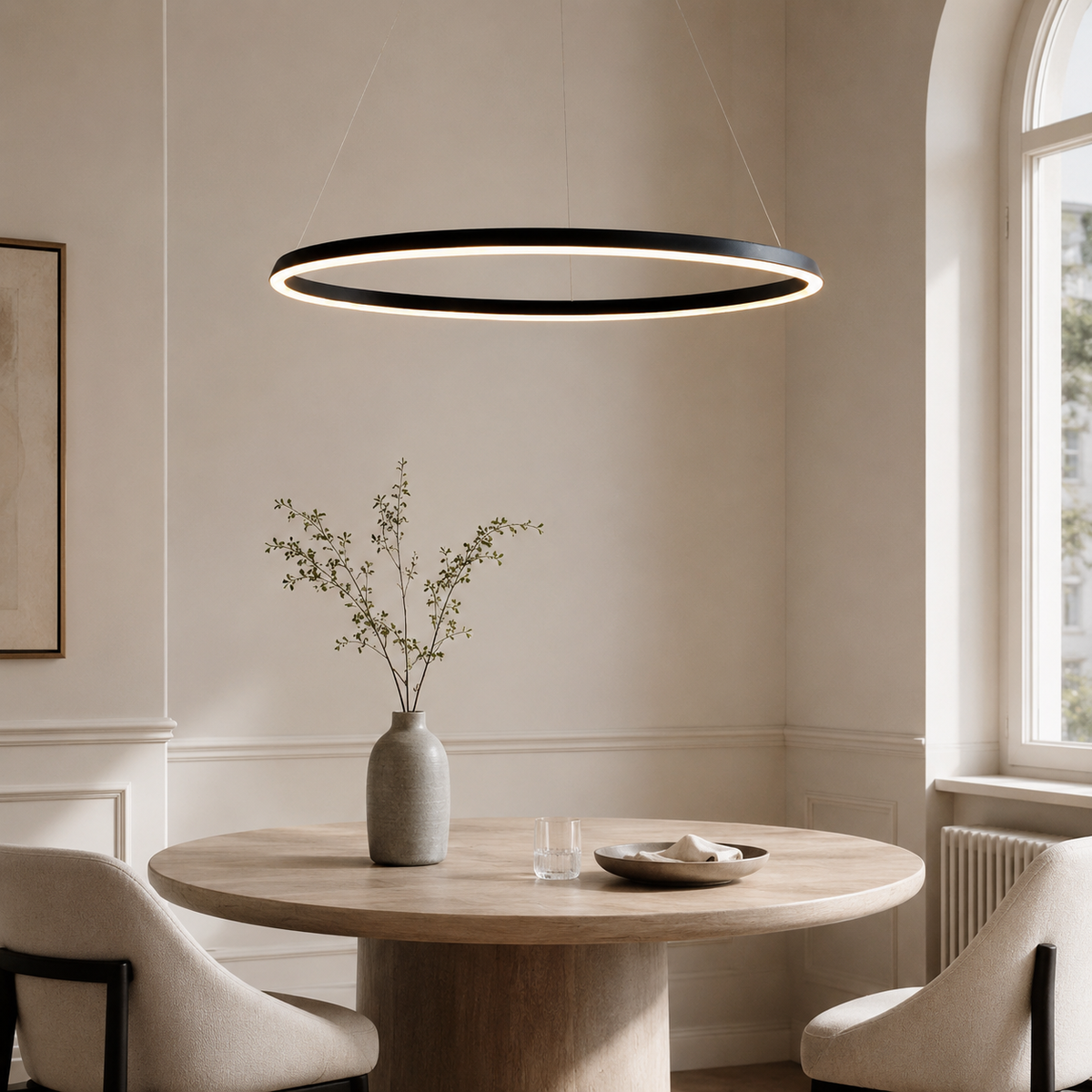 Staten Pendant Ceiling Light Black
