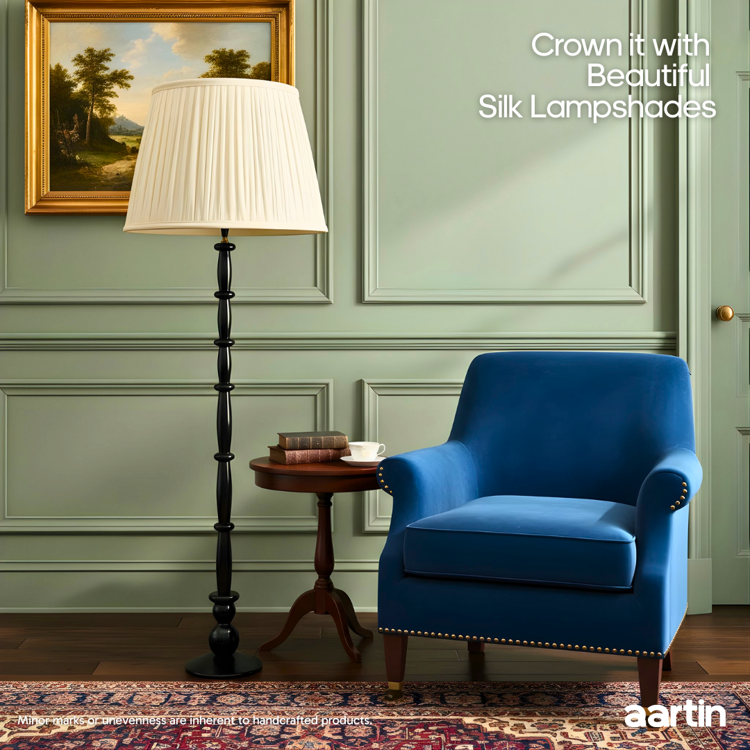 AARTIN HAZEL FLOOR LAMP IN WOOD WITH EBONY FINISH (BASE ONLY)