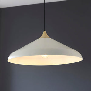 Battle Pendant Ceiling Light Brushed Brass