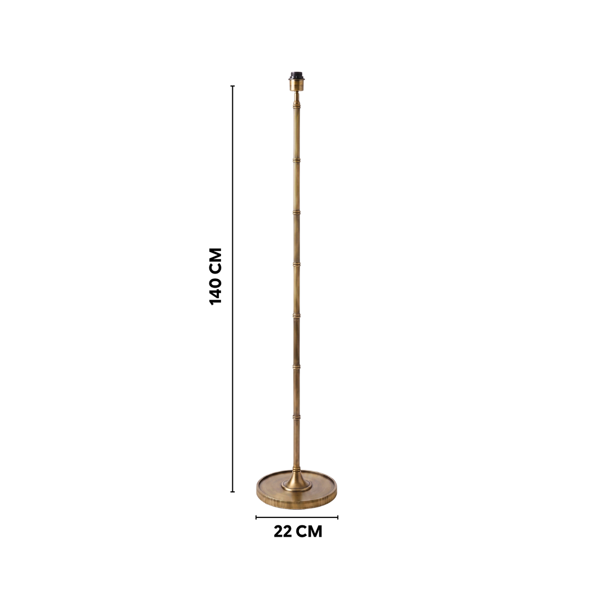 AARTIN Pixie Floor Lamp - Antique Brass (Base Only)