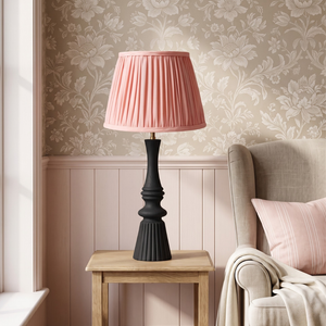 Light Pink Silk Lampshade