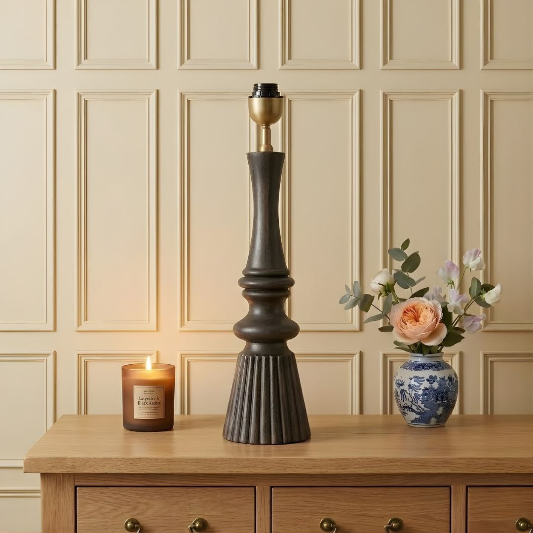 AARTIN Celestia Wood Table Lamp - Natural Wood ( Base Only)