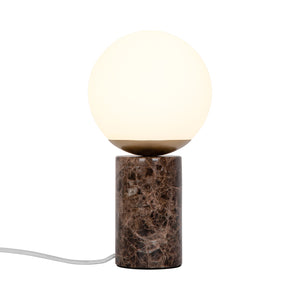 Lilly Marble | Table lamp | Brown - Comet Lighting