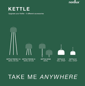 Kettle To-Go Spike | Battery light | Black - Comet Lighting