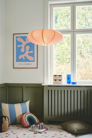Villo 60 | Lamp shade | Dusty rose - Comet Lighting