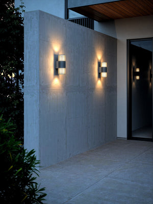 Aludra Double | Wall light | Seaside anthracite