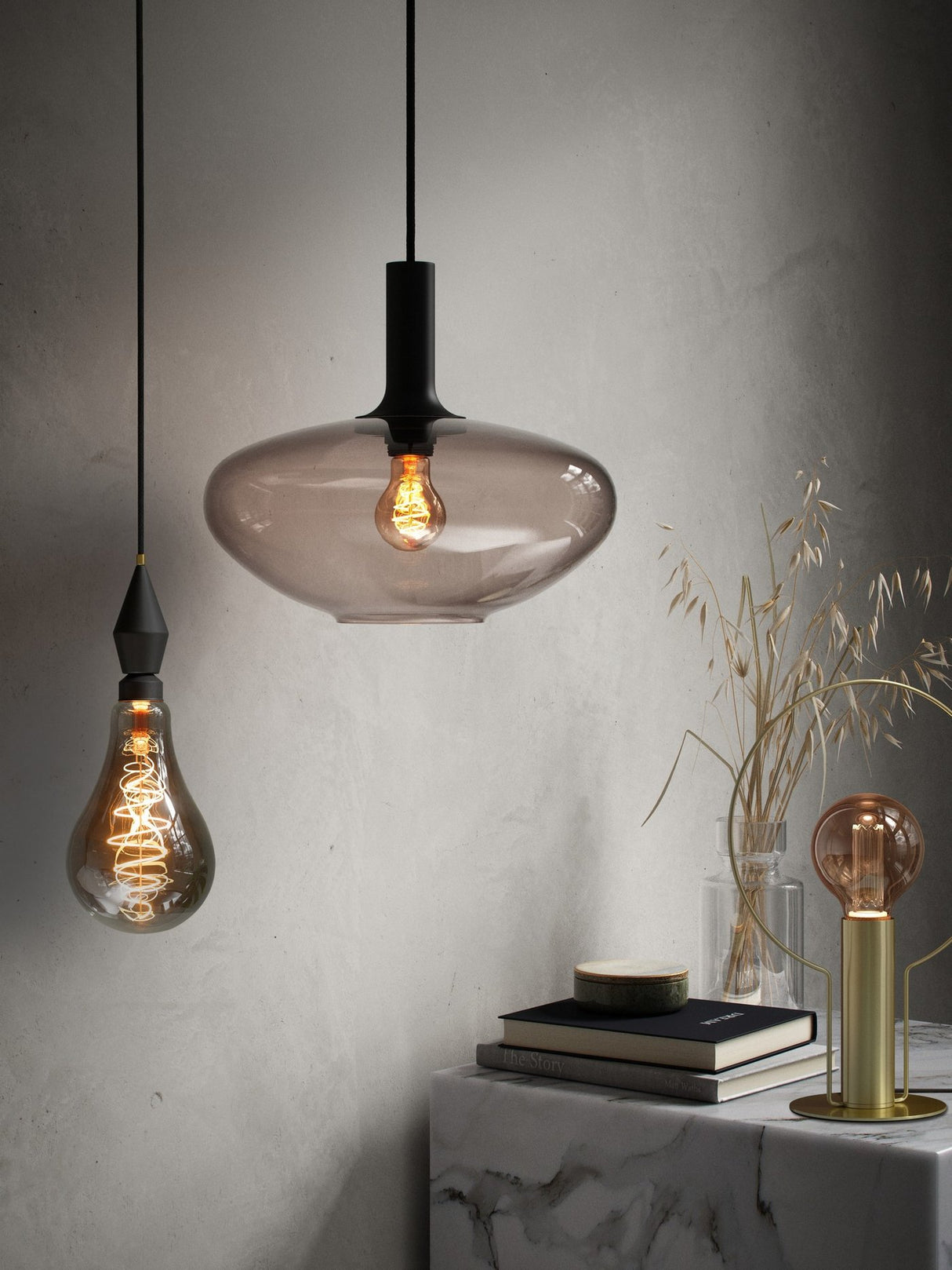 Deco E27 | G125 Retro | Dim | 1800 Kelvin | 120 Lumen | Light Bulb | Gold colour - Comet Lighting