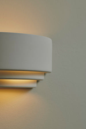Lancio Oblong | Wall light | White - Comet Lighting