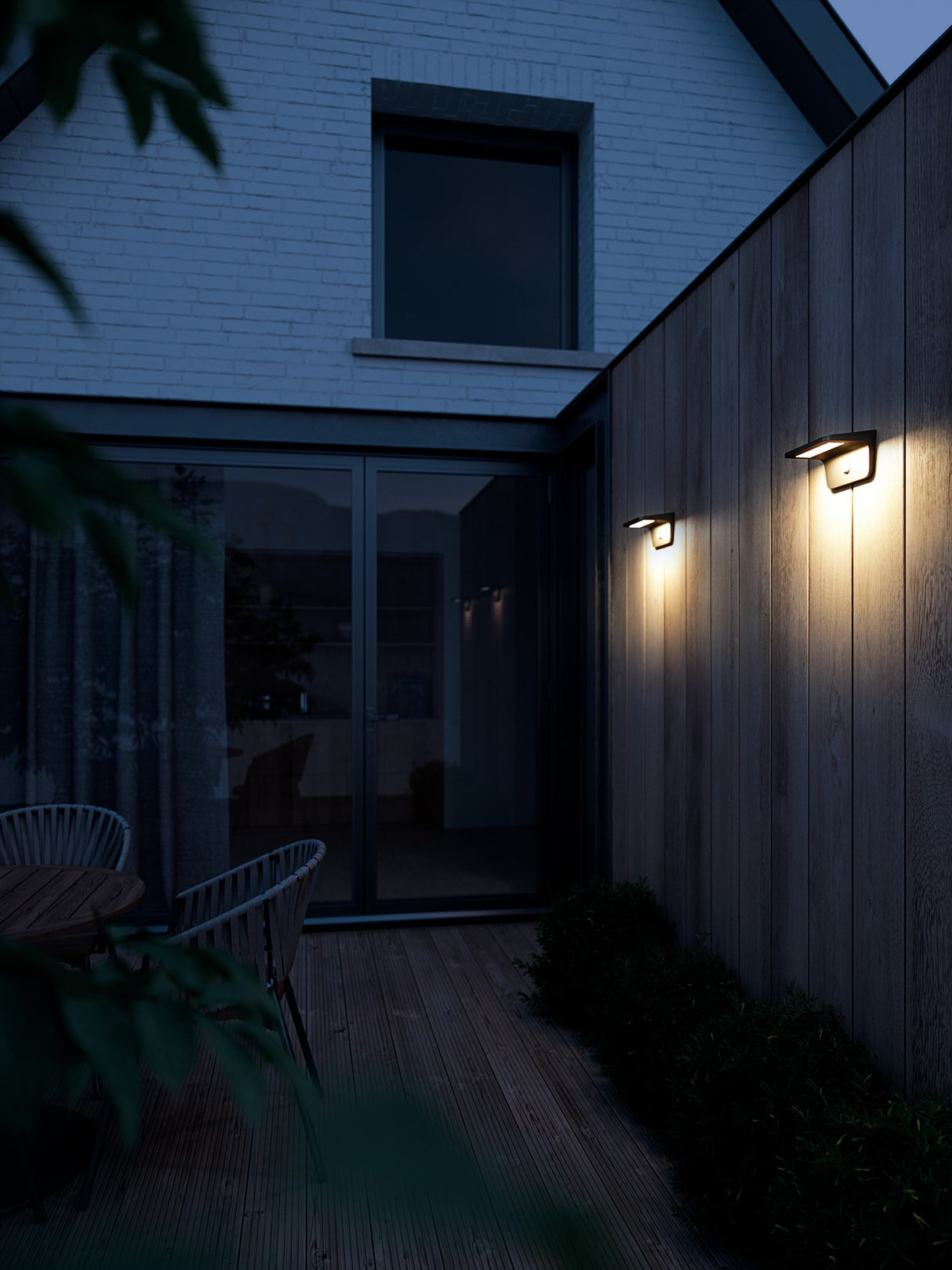 Agena Solar | Wall light | Black - Comet Lighting