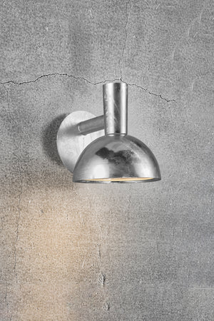 Nordlux Arki Outdoor Wall Light Galvanized - Comet Lighting