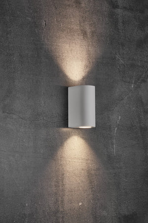 Nordlux Canto Maxi 2 Outdoor Wall Light Galvanised - Comet Lighting