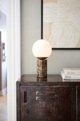 Lilly Marble | Table lamp | Brown